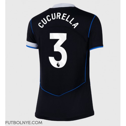 Camiseta Chelsea Marc Cucurella #3 Tercera Equipación para mujer 2025-26 manga corta